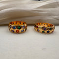 Retro Colorful Cubic Zirconia - DippedShop Wholesale - #3891