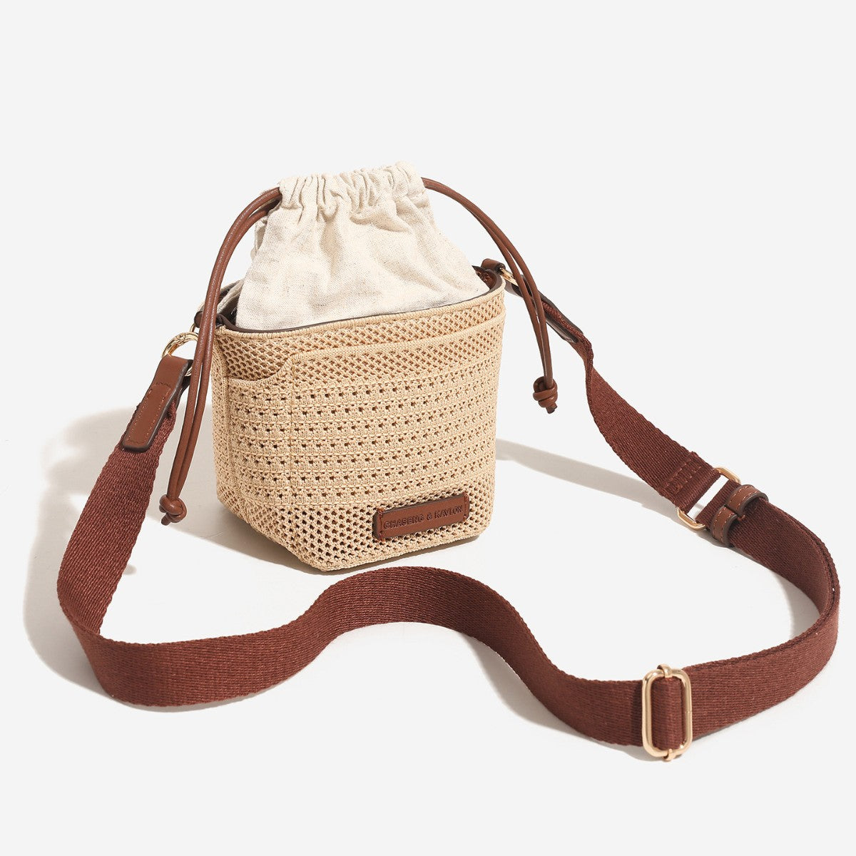 Woven Beach Bucket Bag - DippedShop Wholesale - #9043