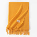 Versatile Solid Color Imitation Cashmere Scarf 6W6NSW278