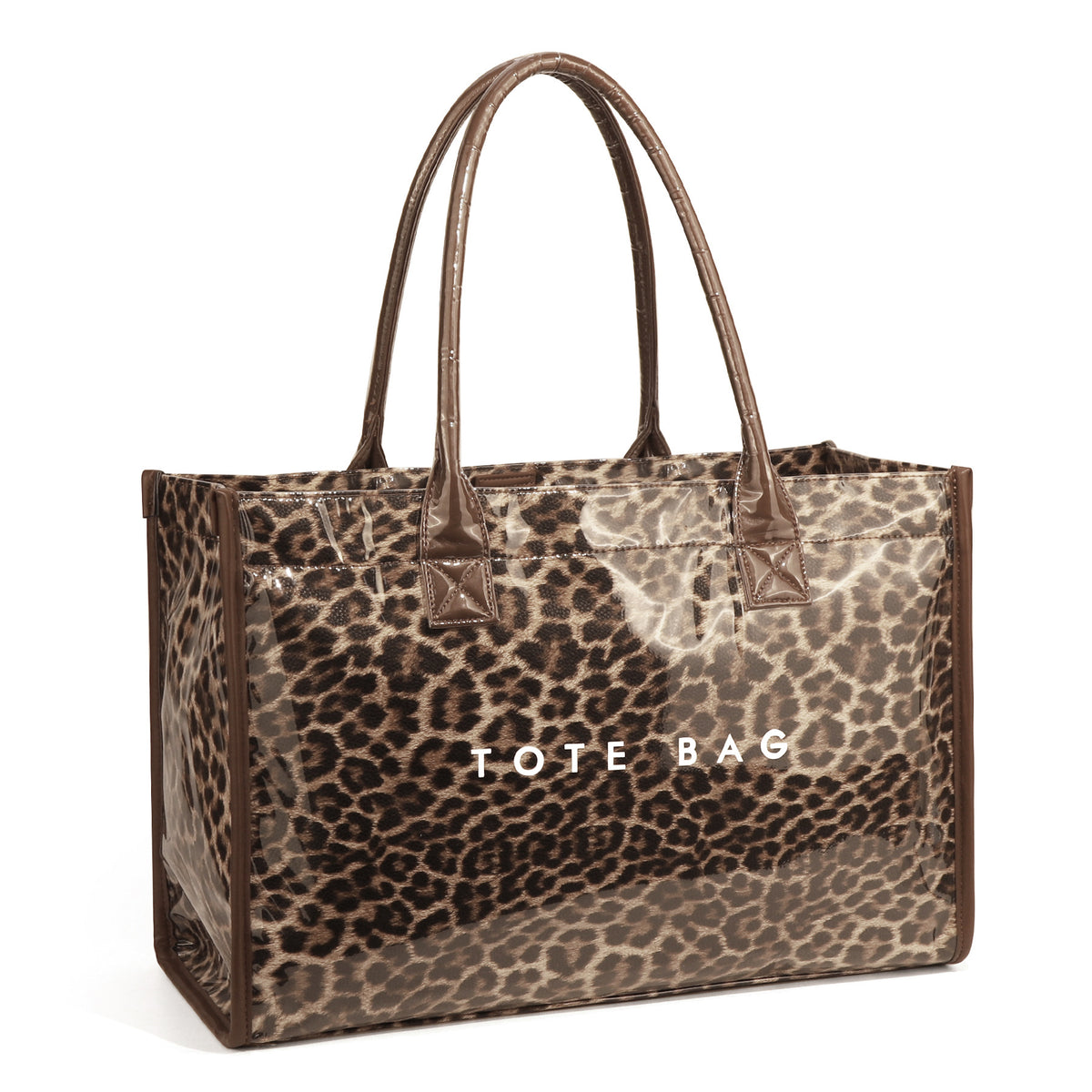 Simple Leopard Print Large Capacity Tote Bag 6W10BBG1960