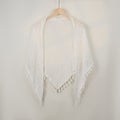 Crochet Tassel Triangle Shawl - DippedShop Wholesale - #1731