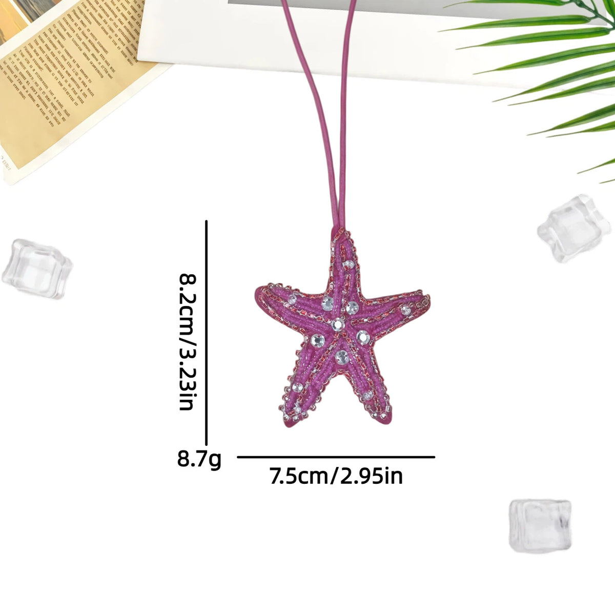 Stylish Rhinestones Beads Crab Pendant Keychain 6W10BBC794
