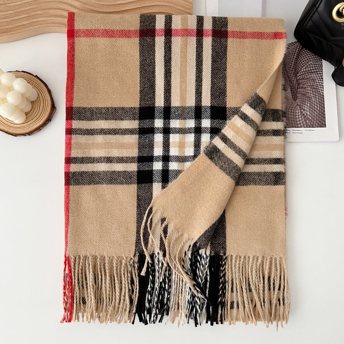 Classic Plaid Thicken Warm Winter - DippedShop Wholesale - #7443