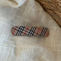Plaid Snap Hair Clip - DippedShop Wholesale - #9939