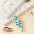 Stylish Handmade Beaded Seahorse Pendant Bag Charm 6W10BBC791