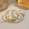 Minimalist Gold Plated Hollow - DippedShop Wholesale - #5843