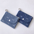 Trendy Bowknot Embroideries Coin Purse Wallet 6S10BWB152