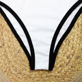 Minimalist Color Contrast Swimsuit - DippedShop Wholesale - #7363
