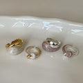Splice Enamel Open Ring - DippedShop Wholesale - #4371