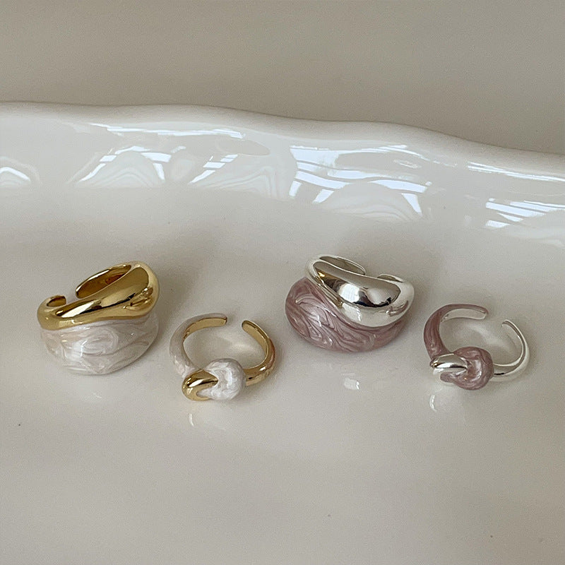 Splice Enamel Open Ring - DippedShop Wholesale - #4371