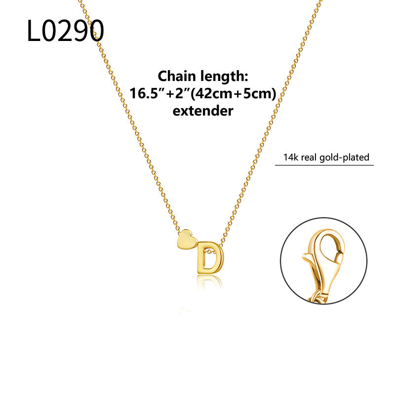 Minimalist Letter Choker - DippedShop Wholesale - #6403