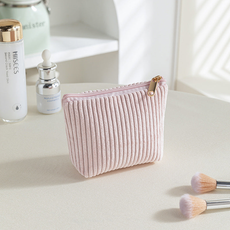 Velvet Travel Makeup Bag - DippedShop Wholesale - #4115