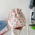 Floral  Quilted Storage Cosmetic Bag 6C5CO72