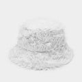 Fluffy Thick Warm Solid Color Winter Bucket Hat 6W6HAT533