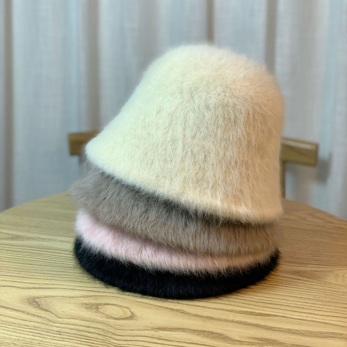 Plush Fluffy Bucket Hat - DippedShop Wholesale - #3827