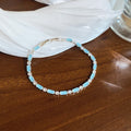 Elegant Gold Plated Enamel Floral Open Bracelet 6W6JBR726