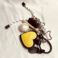 Heart Baseball Bag Charm - DippedShop Wholesale - #7587