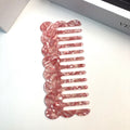 Simple Square Acetate Hair Combs MK2PPM6CT5CB40