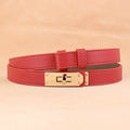 Elegant Skinny Dress Belt Leather Waist Belt 6W6JBT157