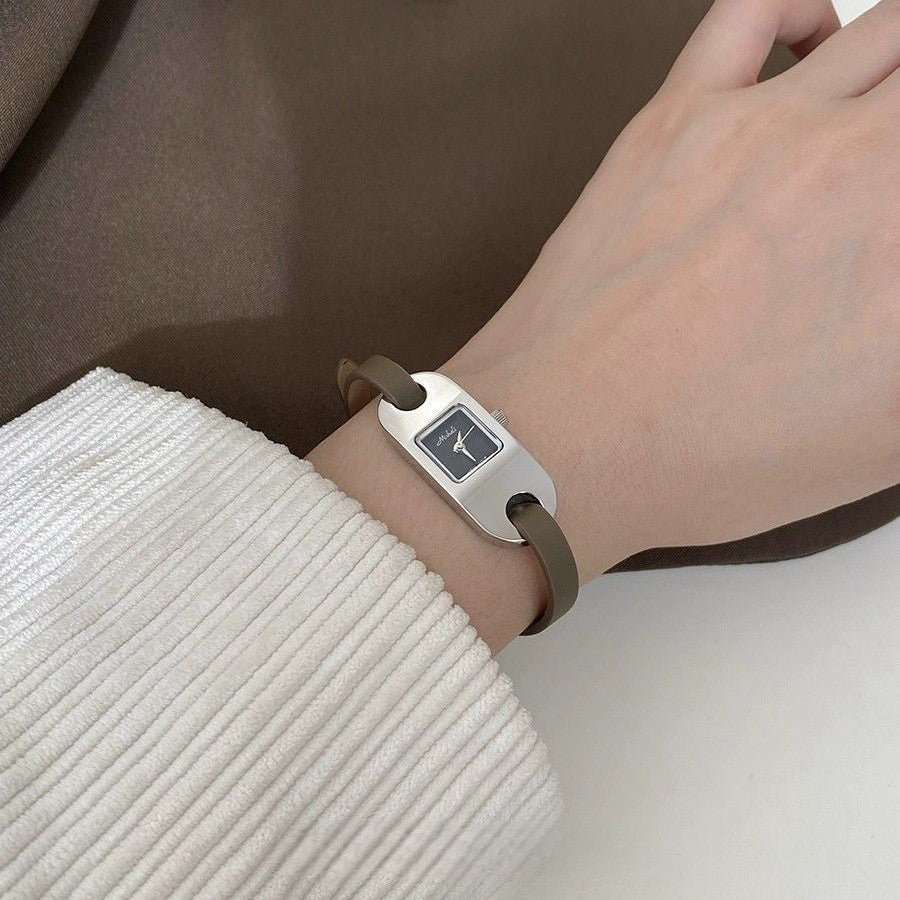 Rectangular Analog Wrist Watch - DippedShop Wholesale - #9395