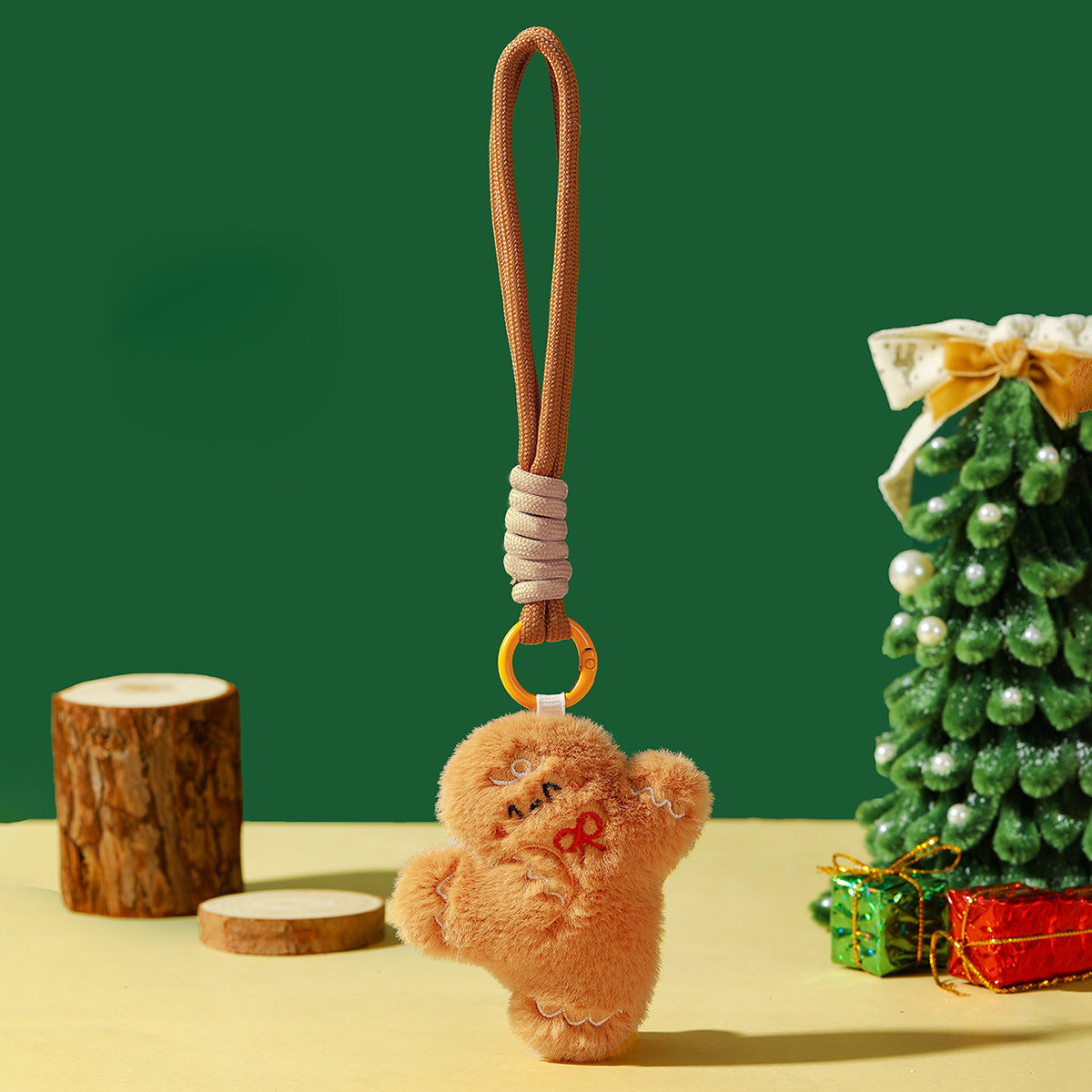 Cute Plush Santa Claus Doll Bag Charm 6W10BBC830