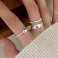 Minimalist Fish Scale Open Ring - DippedShop Wholesale - #6163