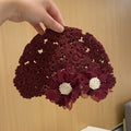 Elegant 3D-Florall Crochet Hollow Out Knit Beanie MK2CK6W6HAT68