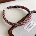 Vintage Plaid Print No-Slip Headband 6W6HBD405