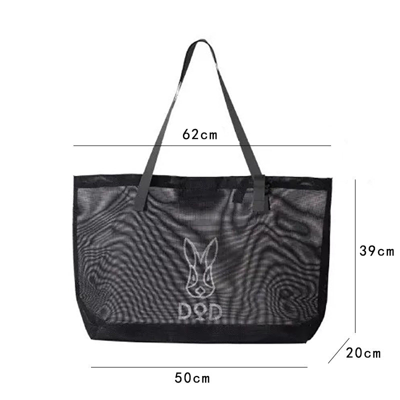 Cute Rabbit Pattern Big Capacity Tote Bag 8CW6BBG465L