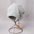 Luxury Rhinestone Pearl Embroidered Knit Beanie 6W6HAT707