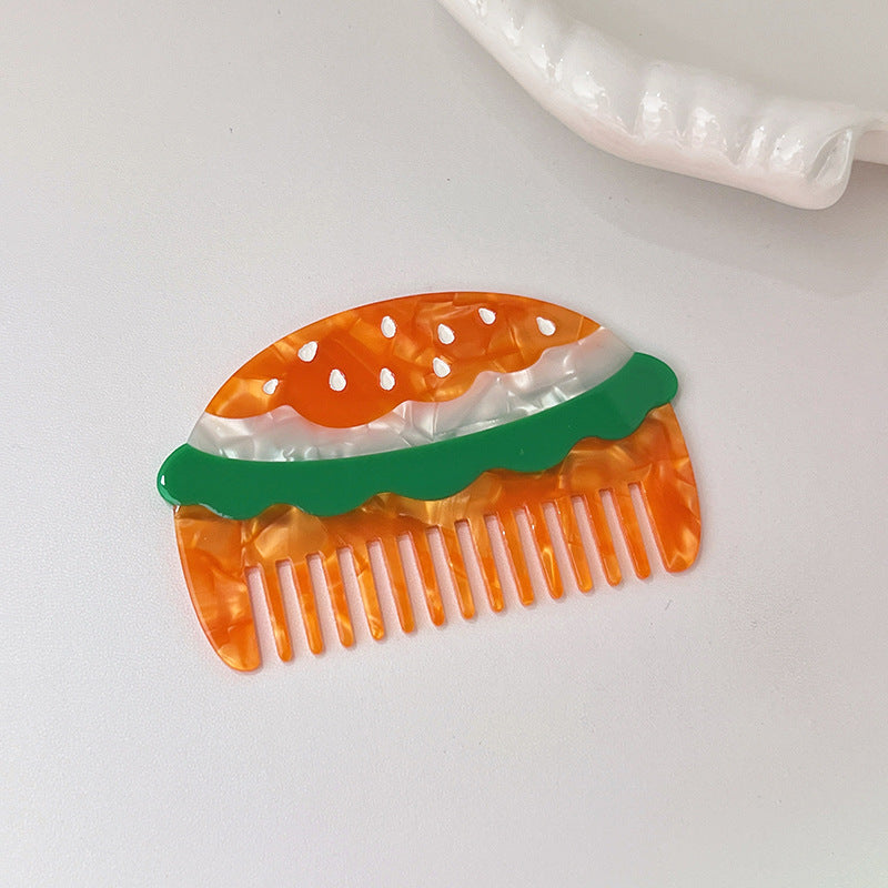 Portable Acetate Hair Combs - DippedShop Wholesale - #6995