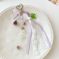 Creative Grape Beaded Pendant Keychain Bag Charm 6W10BBC384
