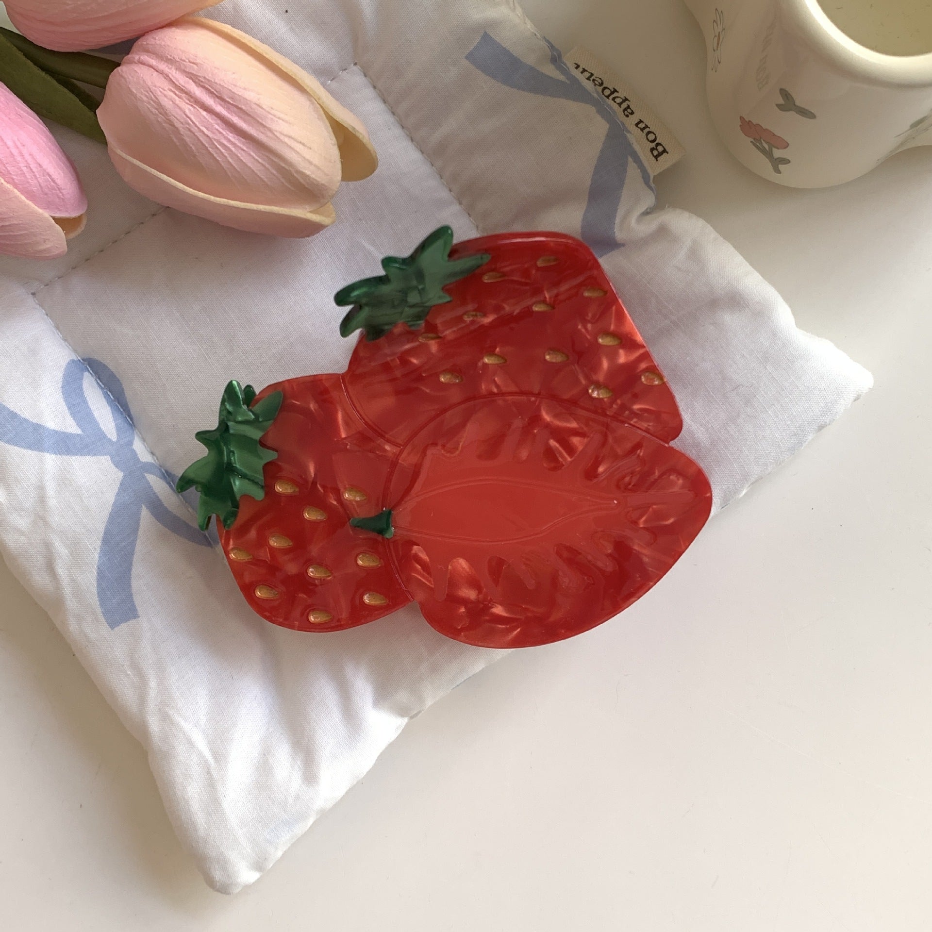 Cute Fruit Pattern Acetate Hair Claws 6W6HCP1216