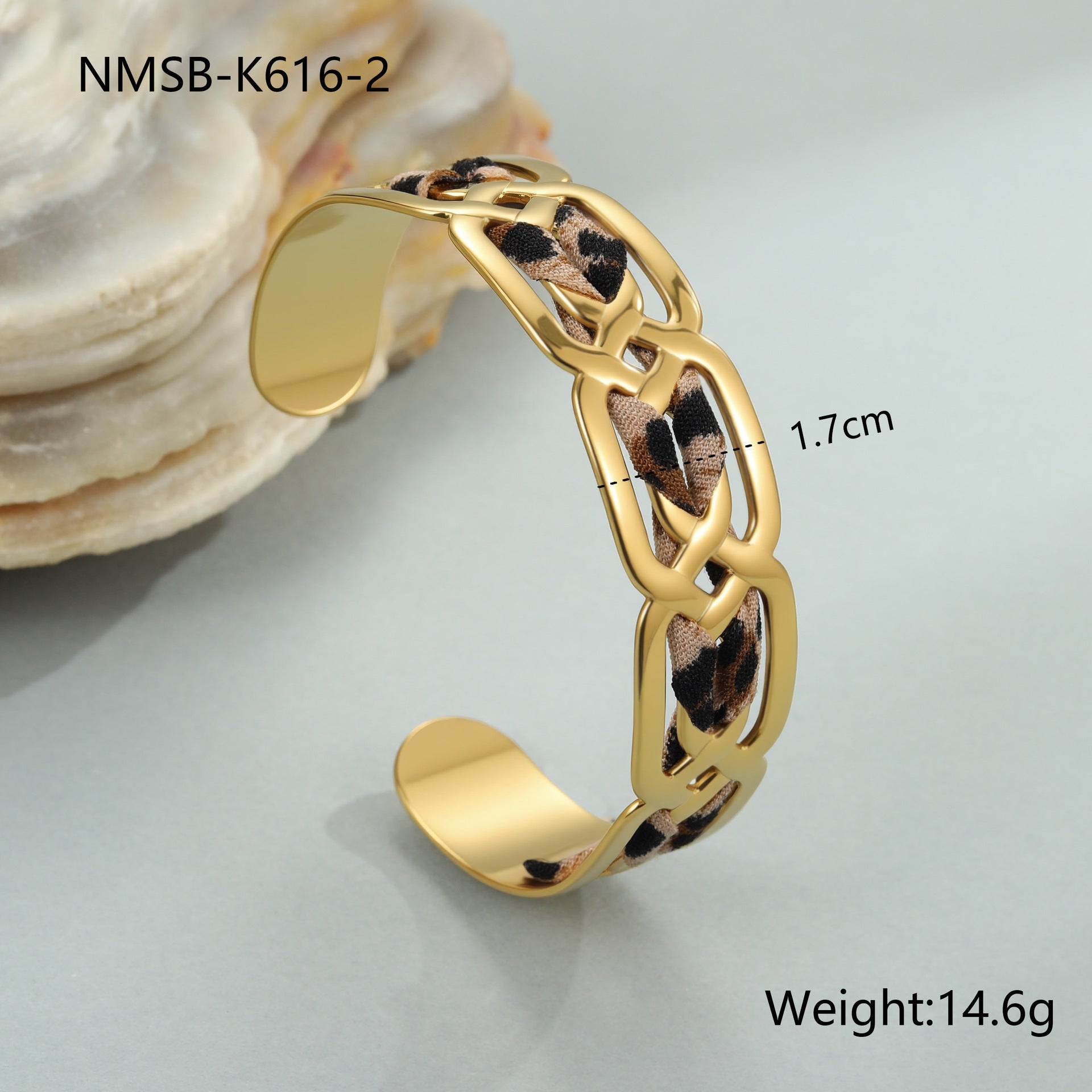Leopard Print Scarf Bracelet - DippedShop Wholesale - #1299