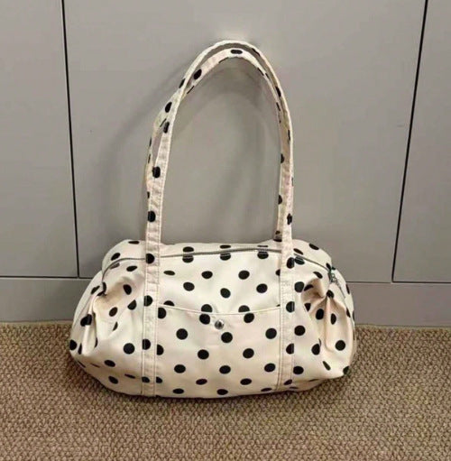 Simple Nylon Polka Dot Traver Storage Bag 6W10BBG2004