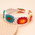 Crochet Flower Head Band - DippedShop Wholesale - #2899