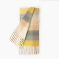 Colorful Plaid Tassel Warm Scarf 6W6NSW275