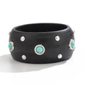 Punk Style Studded Wooden Wide - DippedShop Wholesale - #9491