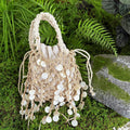 Fashion Hollow Out Shell Hand-Woven Handbag 8BW6BBG412