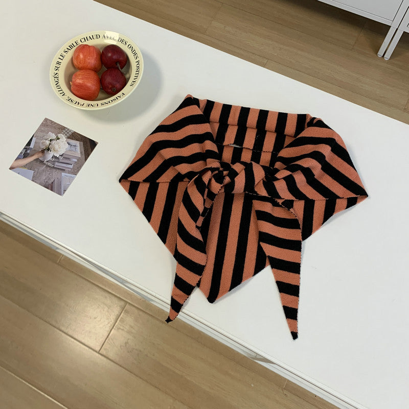 Color Block Triangle Scarf - DippedShop Wholesale - #4067