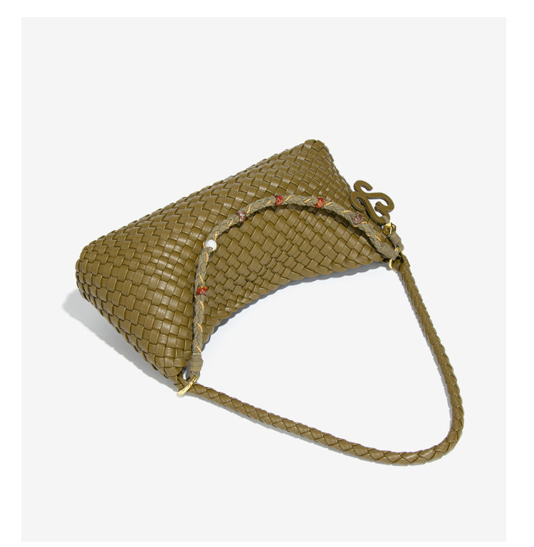 Trendy Woven Underarm Bag - DippedShop Wholesale - #4579