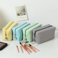 Color Block Cosmetic Bag - DippedShop Wholesale - #7075