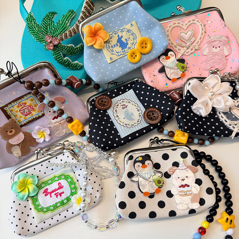 Kiss Lock Coin Purse - DippedShop Wholesale - #7907