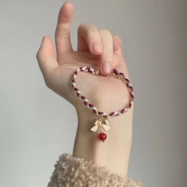 Snowman Bell Tassel Bracelets - DippedShop Wholesale - #6867