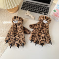 Faux Fur Animal Claw Gloves - DippedShop Wholesale - #9651