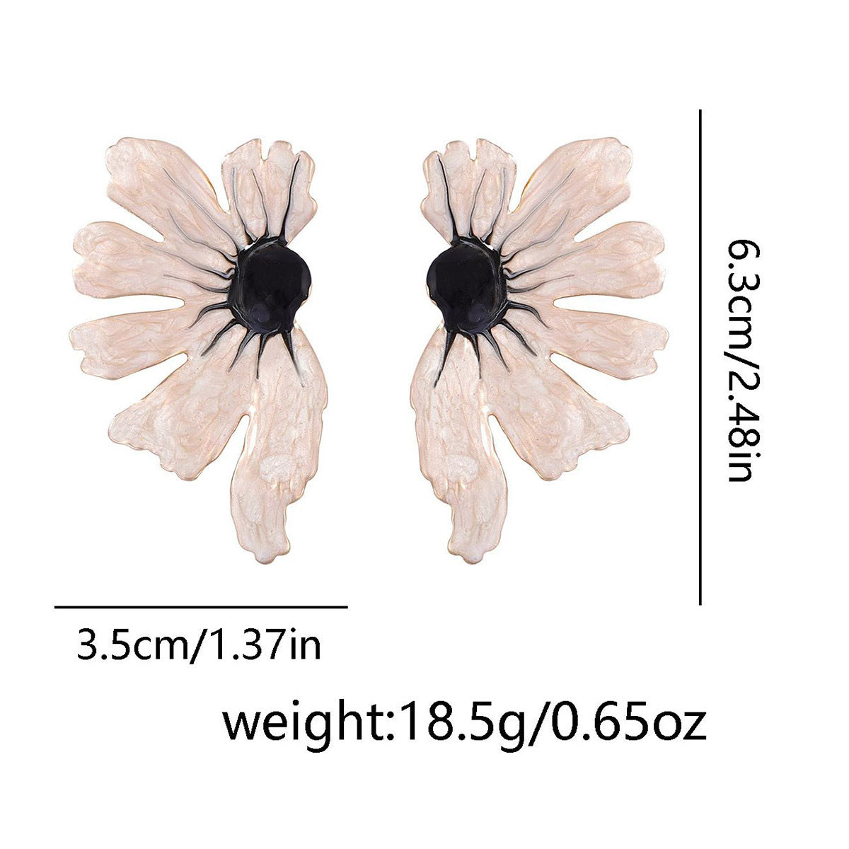 Vintage Flower Stud Earrings - DippedShop Wholesale - #7059