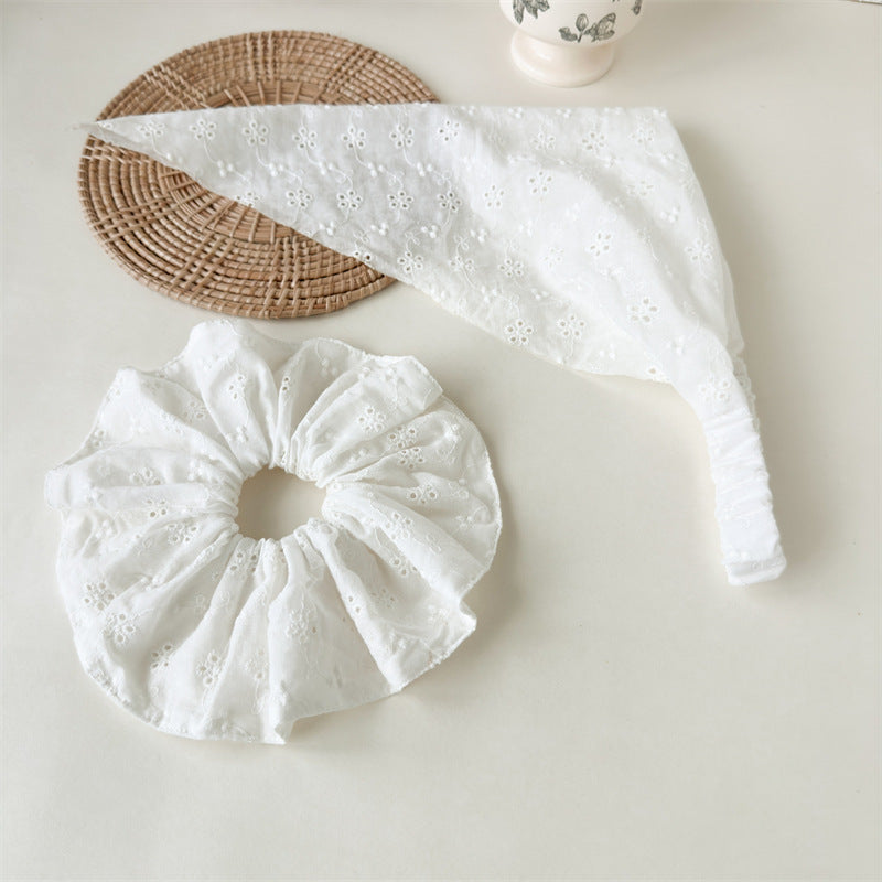 Lace Triangle Scarf Headband - DippedShop Wholesale - #5667
