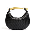 Fashion Solid Color Woven Crescent Handbag 6W10BBG2423