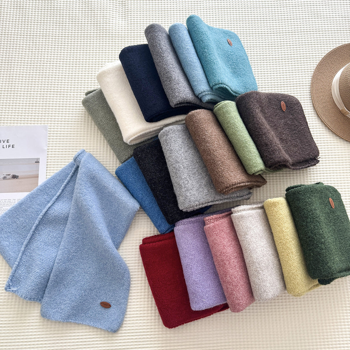 Blend Knit Scarf - DippedShop Wholesale - #9139