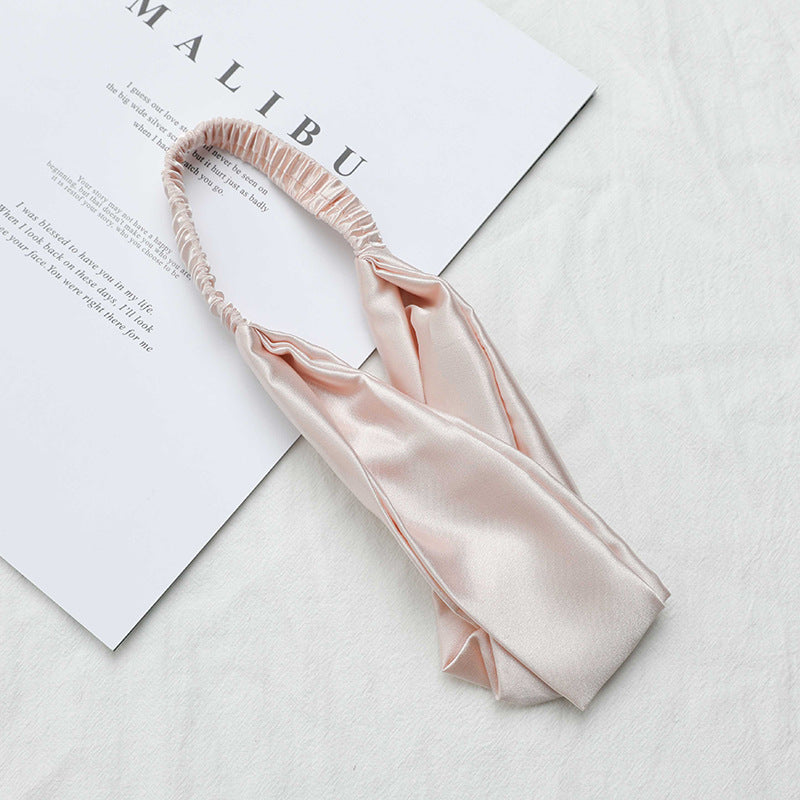 Solid Color Scarf Hairband - DippedShop Wholesale - #0483